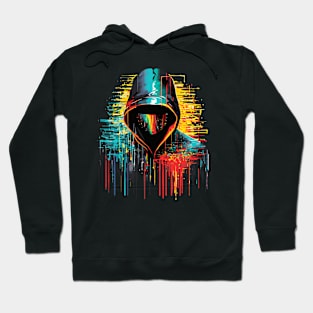 Hacker Game Urbain City Life Mistery Shadow Abstract Hoodie